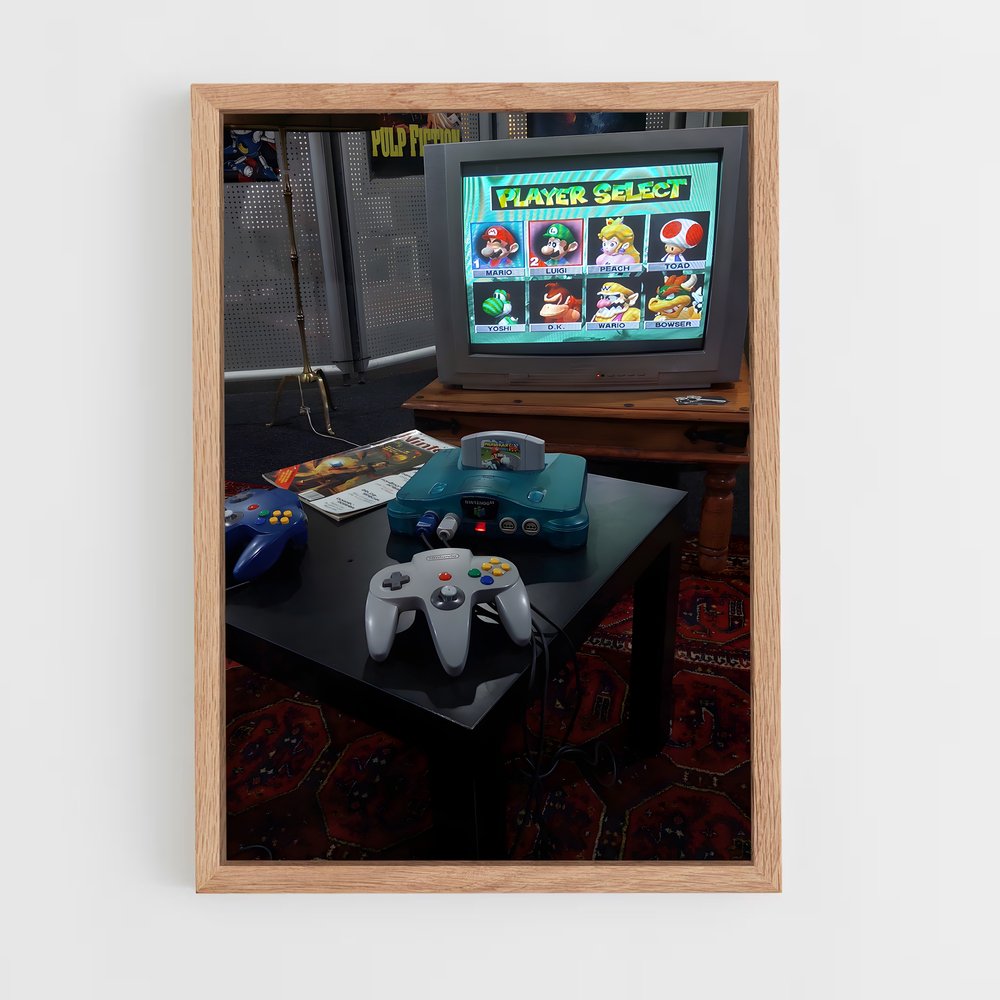 Poster Nintendo de gaming – affiche Consoles (vue 4)